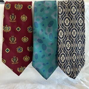 LOT of 3 100% Silk Ties, YSL/Tommy Hilfiger/Club room